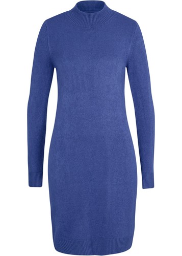 Neu strickkleid mit stehkragen - mit,