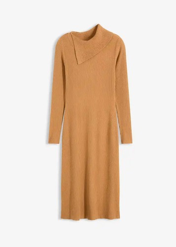 Strickkleid aus fließendem