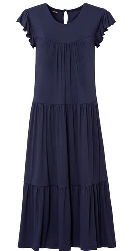 Midikleid aus viskose body - aus,