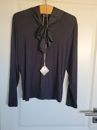 Shirtbluse schwarz mit
