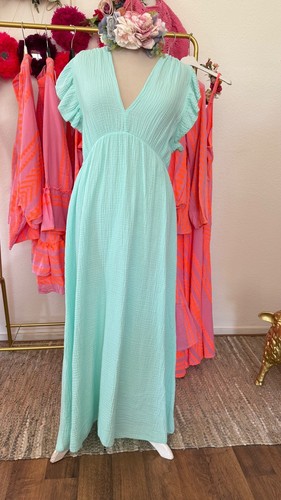 Musselin maxikleid 2025 - musselin,