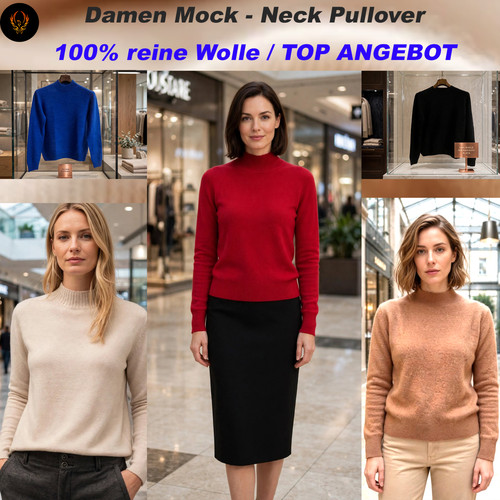 Damen pullover 100 - 100%, wolle