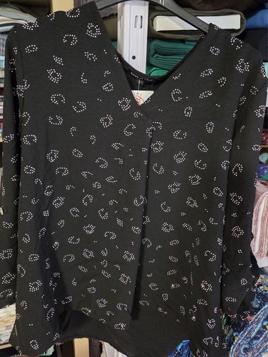 Tredy leichte schwarze bluse - tredy,