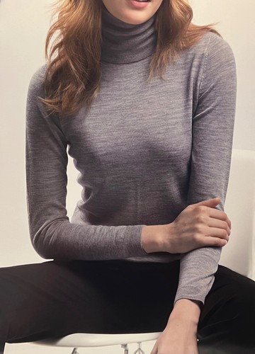 Damen merino wolle - merino, pullover