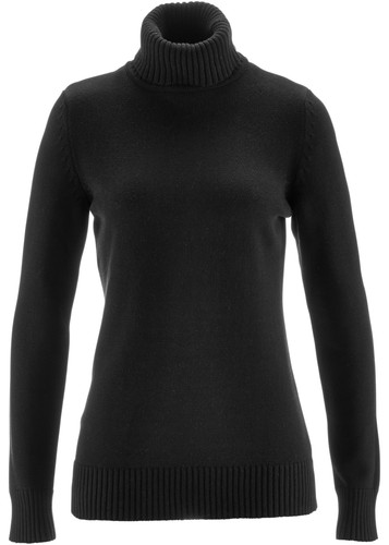 Baumwoll rollkragenpullover - baumwoll,