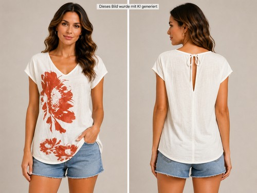 T-Shirt mit floralem