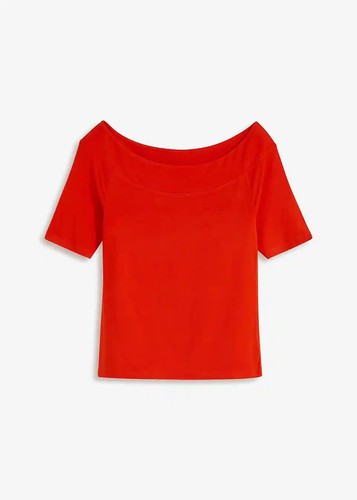 Carmenshirt viskose mix gr - in,
