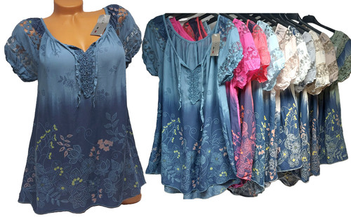 Tunika bluse damenshirt - tunika, 40