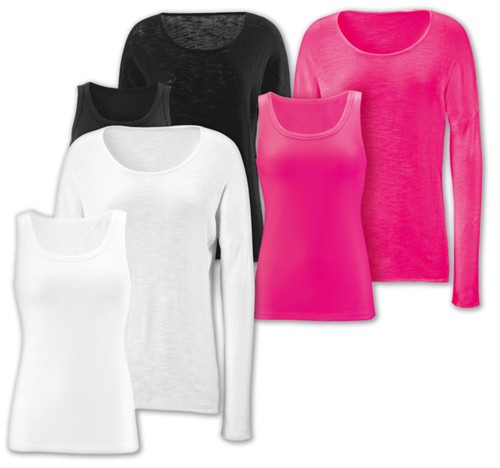 Damen pullover mit top - pullover, 2er