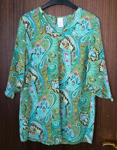 Bluse tunika mit paisley - 3/4,