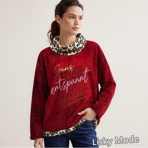 Italy damen sweatshirt - italy, velours